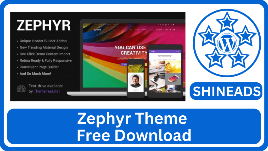 Zephyr Theme Free Download