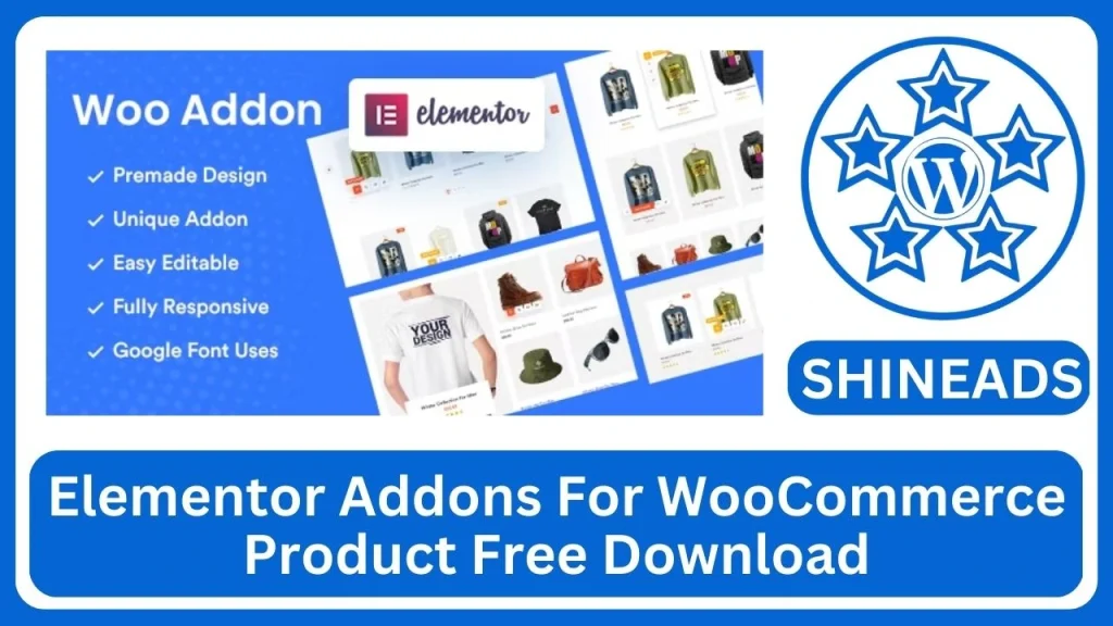Elementor Addons For WooCommerce Product Free Download