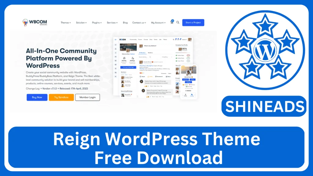 Reign WordPress Theme Free Download