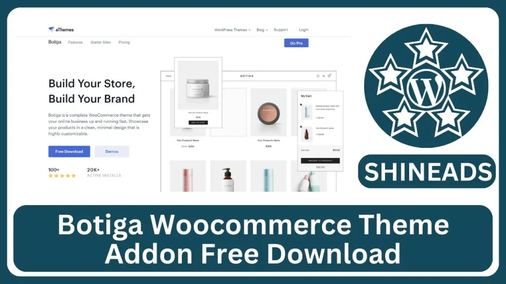 Botiga Woocommerce Theme Addon Free Download