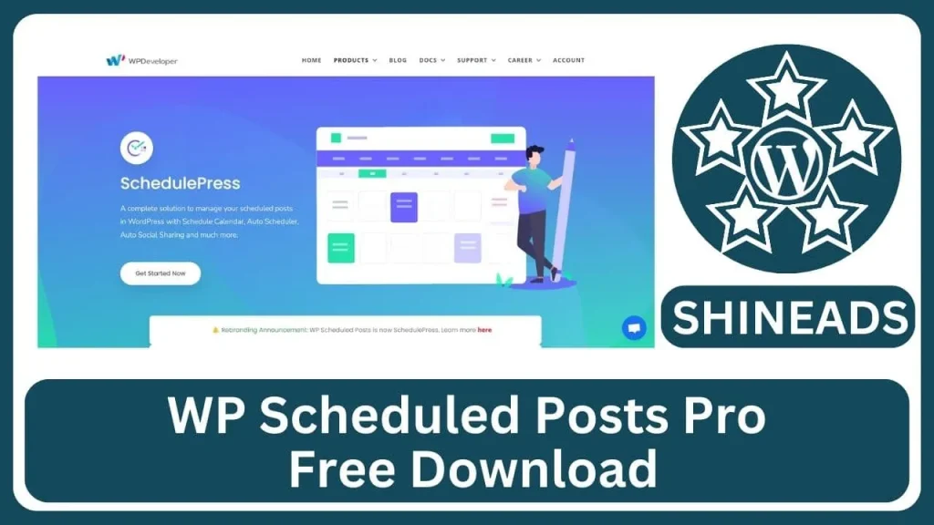 WP Scheduled Posts Pro Free Download