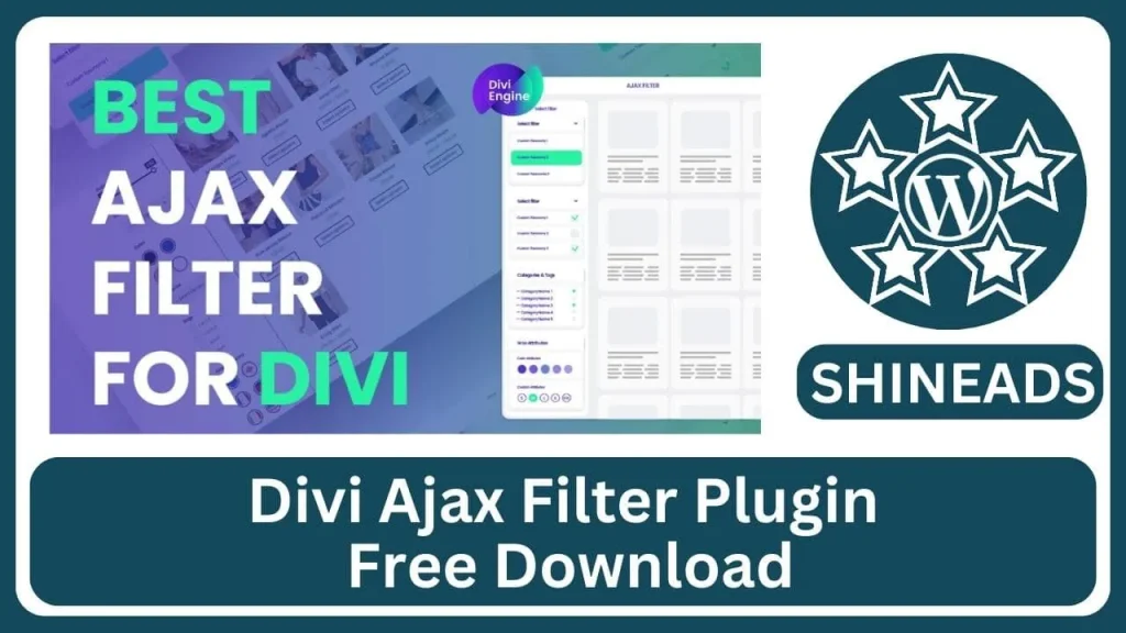Divi Ajax Filter Plugin Free Download