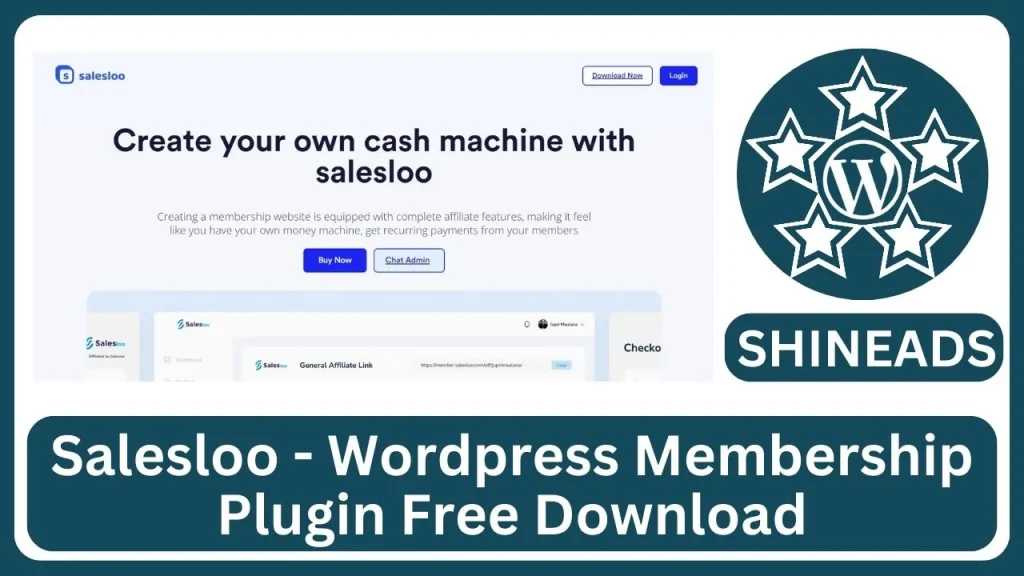 Salesloo - WordPress Membership Plugin Free Download