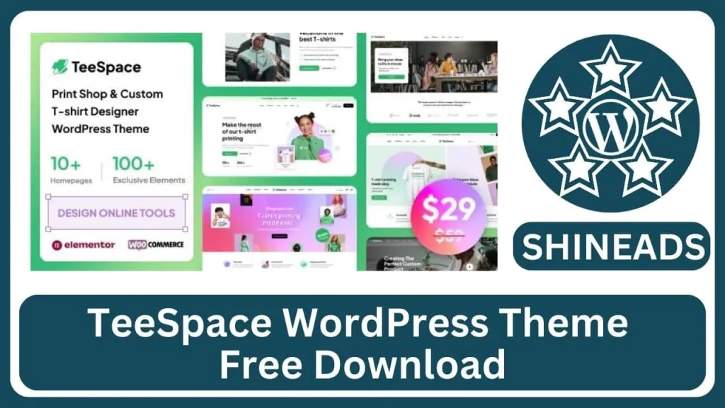 TeeSpace WordPress Theme Free Download