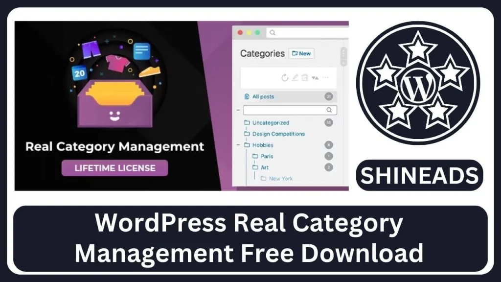 WordPress Real Category Management Free Download
