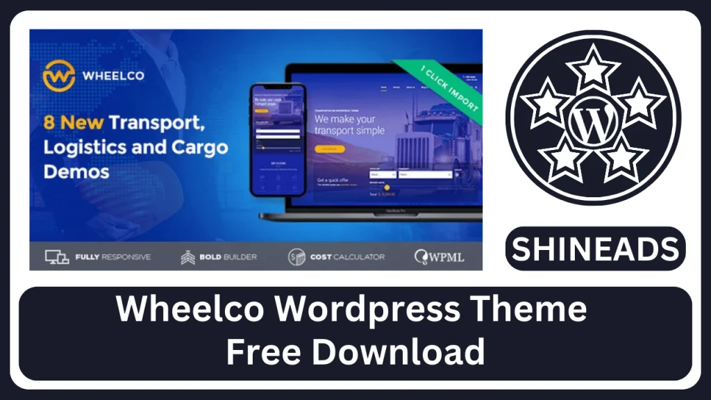 Wheelco WordPress Theme Free Download