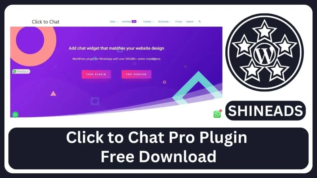 Click to Chat Pro Plugin Free Download