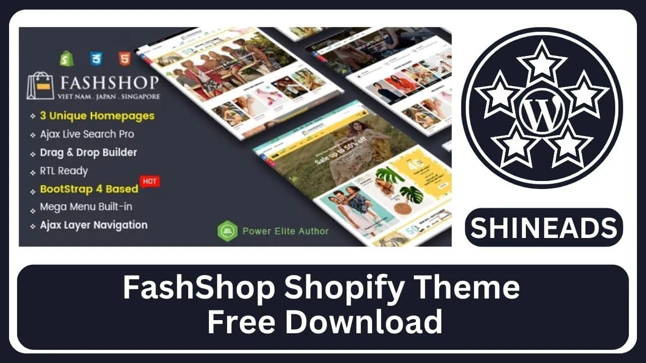 FashShop Shopify Theme Free Download