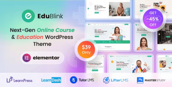 EduBlink WordPress Theme Free Download