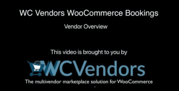 WC Vendors WooCommerce Bookings Free Download