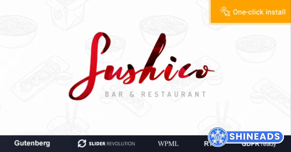 Sushico Theme – Sushi and Asian Food Restaurant WordPress Theme Free Download v1.2.7