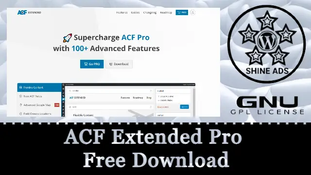 ACF Extended Pro  Free Download v0.9.2.3