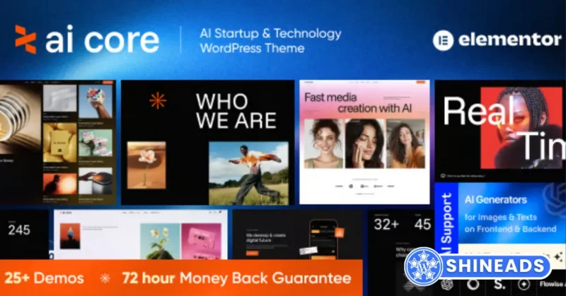 AI Core – AI Startup & Technology WordPress Theme Free Download v1.0