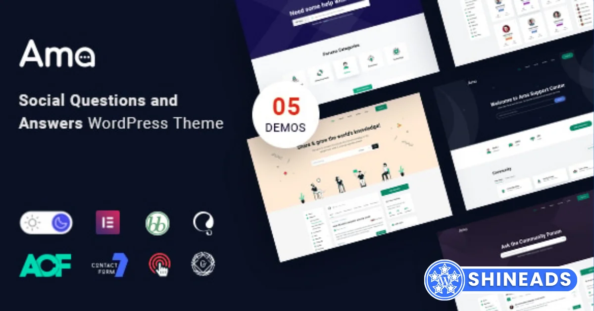 AMA Theme – bbPress Forum WordPress Theme with Social Questions and Answers Free Download v1.7.0