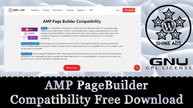 AMP PageBuilder Compatibility Free Download v1.9.89