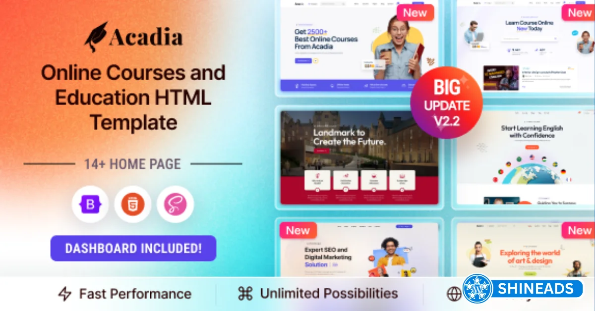 Acadia Theme – Education WordPress Theme For University & Online Course Free Download v3.2.0