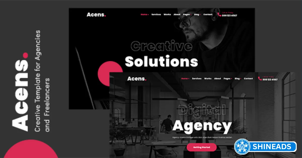 Acens – Creative Agencies WordPress Theme  Free Download v1.0