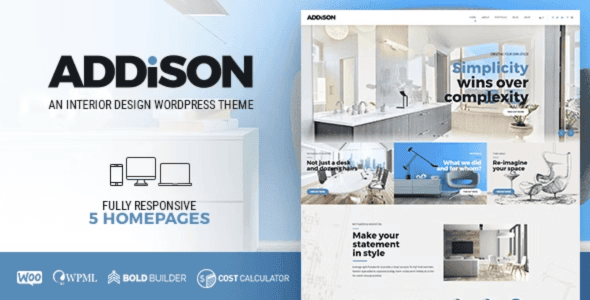 Addison WordPress Theme Free Download v1.4.2