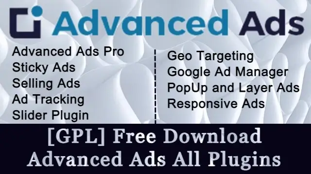 Advanced Ads Pro Free Download v3.0.12 + 2.0.20