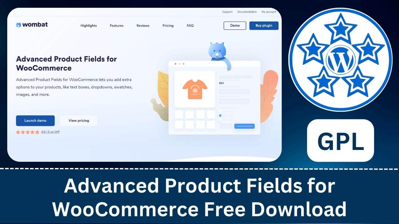Advanced Product Fields for WooCommerce Free Download v3.1.6