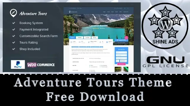 Adventure Tours Theme Free Download v5.3.0