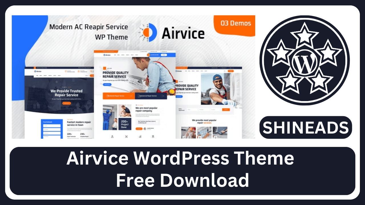 Airvice WordPress Theme Free Download v2.0.1