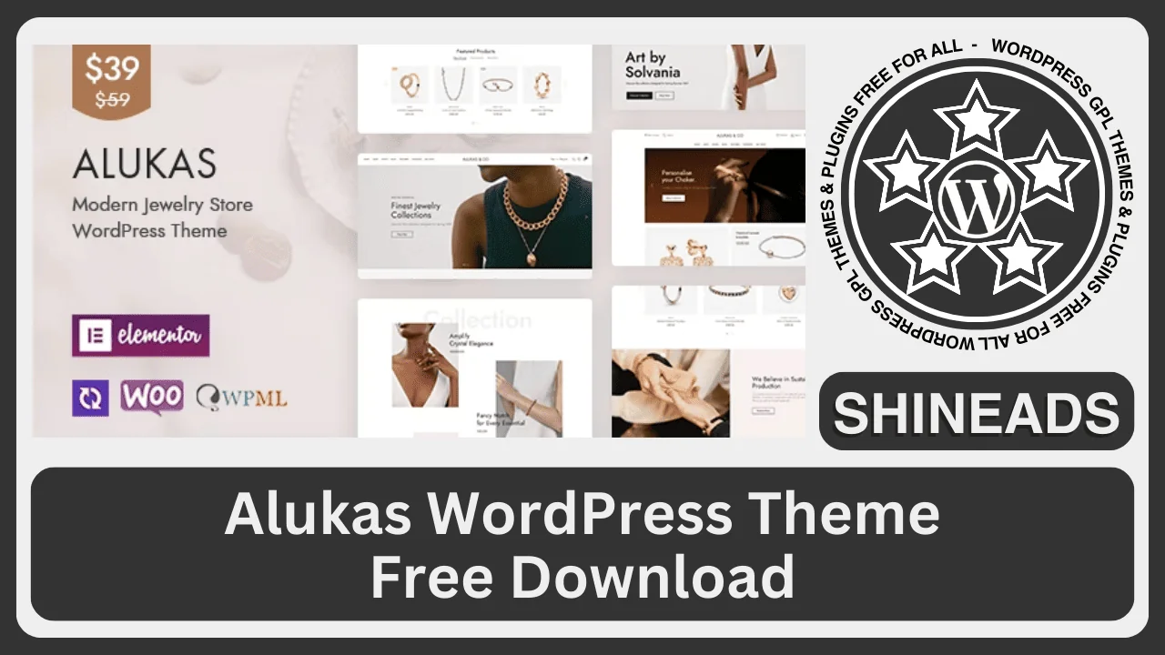 Alukas WordPress Theme Free Download v2.0.17