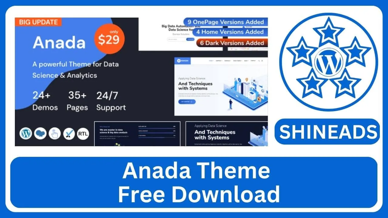 Anada Theme Free Download v2.4