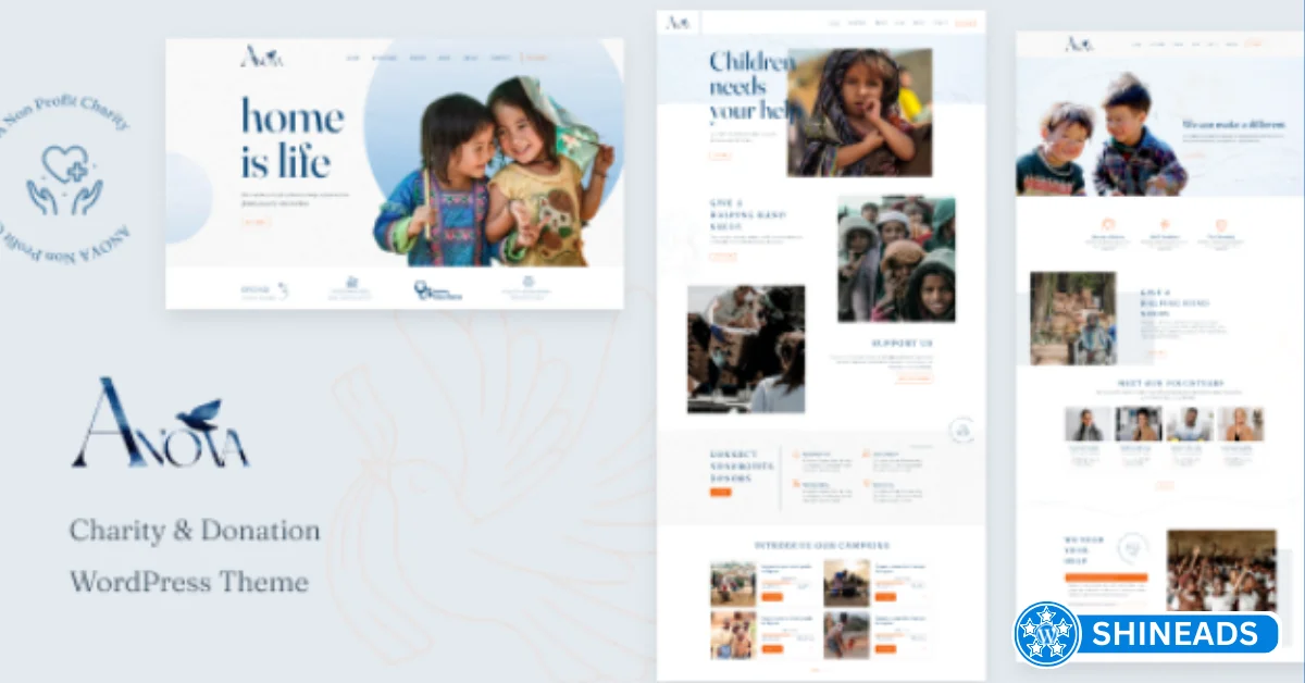 Anova Theme – Charity & Donation WordPress Theme Free Download v1.1.1