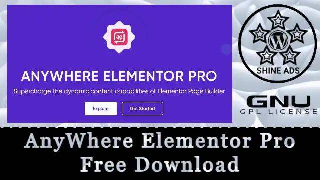 AnyWhere Elementor Pro Free Download v2.29.3