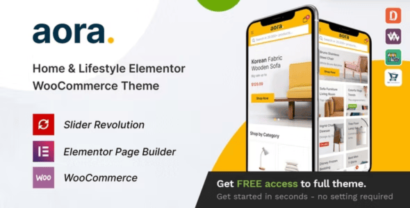 Aora Theme Free Download v1.3.18