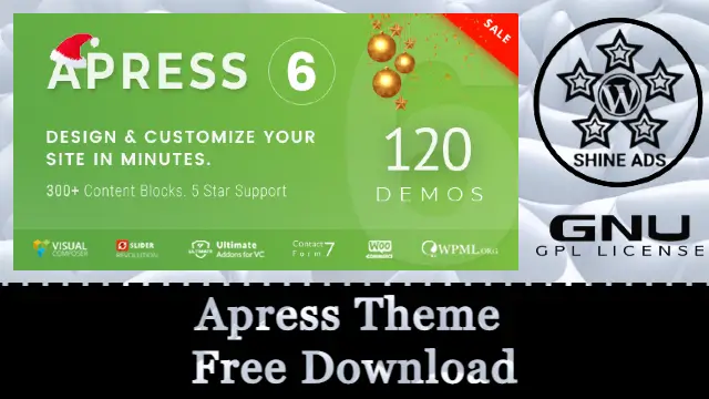 Apress Theme Free Download v6.1.4