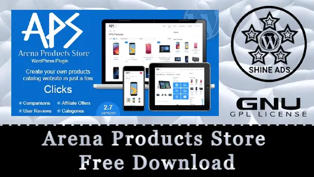 Arena Products Store Free Download v3.2
