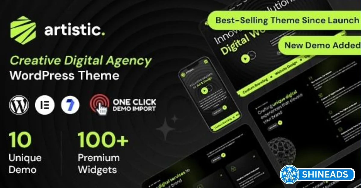 Artistic – Digital Marketing Agency WordPress Theme  Free Download v1.0.10