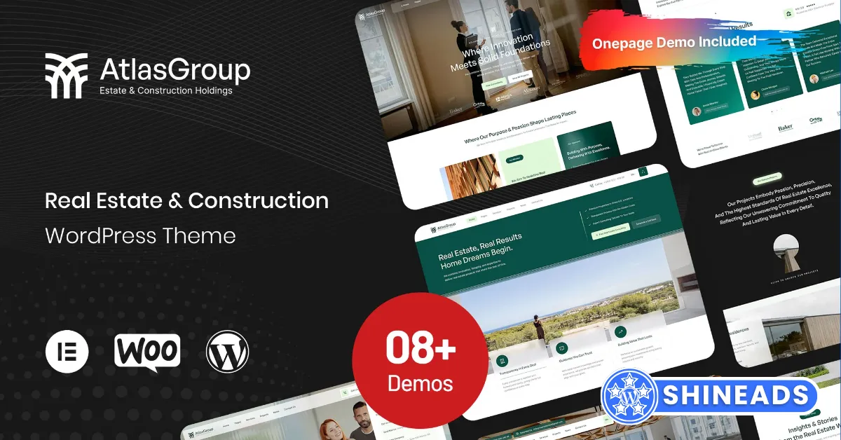AtlasGroup – Real Estate & Construction WP Theme Free Download v1.0.0