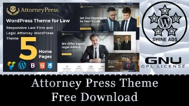 Attorney Press ThemeFree Download Free Download v3.0.4
