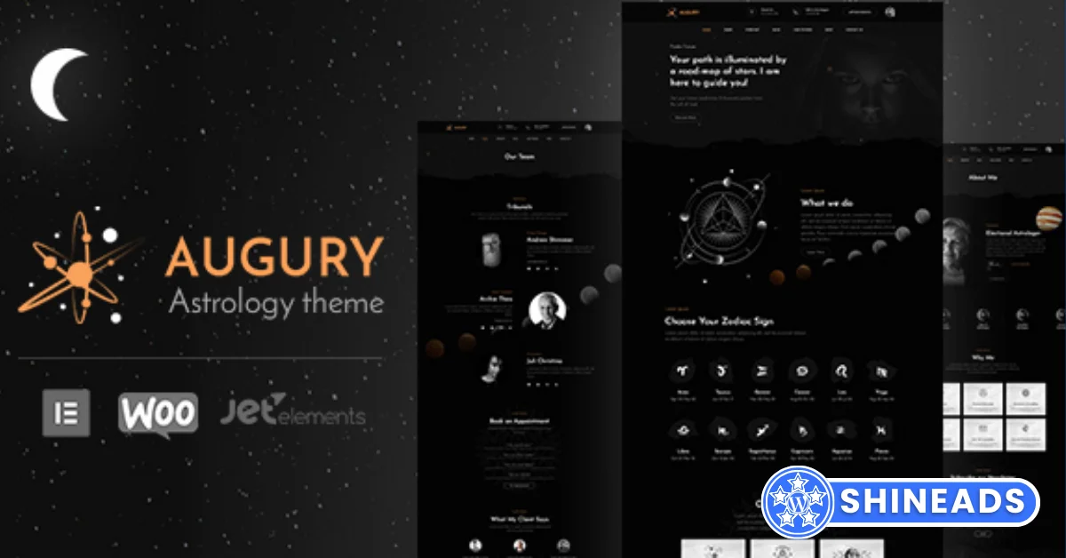 Augury | Horoscope, Astrology WordPress Theme  Free Download v3.5