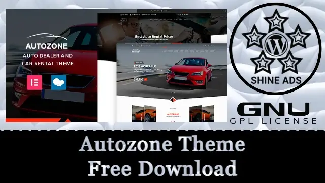 Autozone Theme Free Download v6.9.9