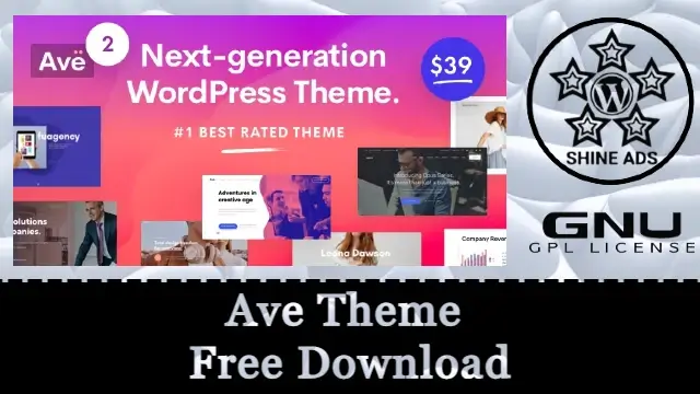 Ave Theme Free Download v2.9.1