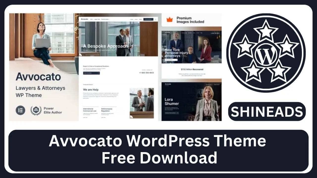 Avvocato WordPress Theme Free Download v3.1