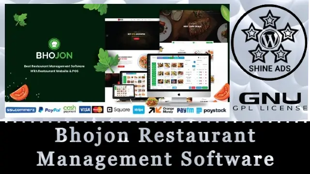 Bhojon Restaurant Management Software Free Download v2.9