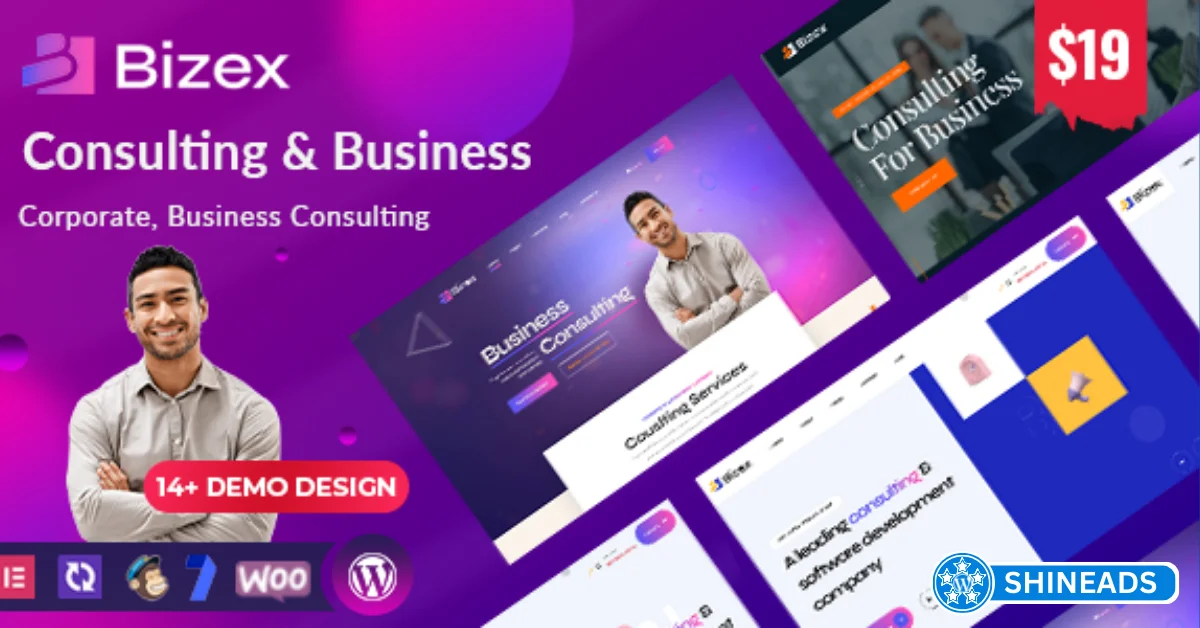 Bizex – Business Consulting WordPress Theme  Free Download v1.0.5