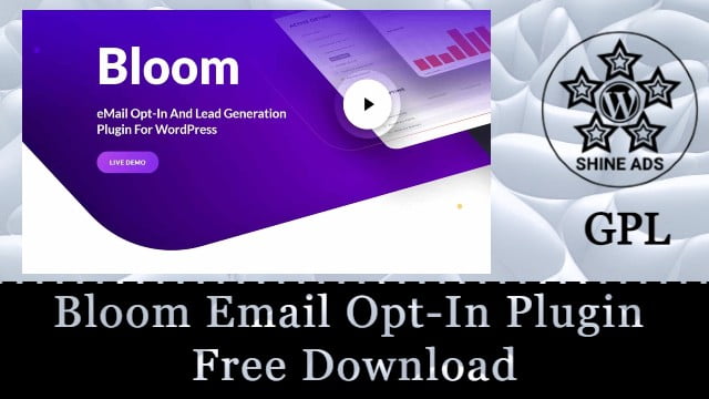 Bloom Email Opt-In Plugin Free Download v1.3.12