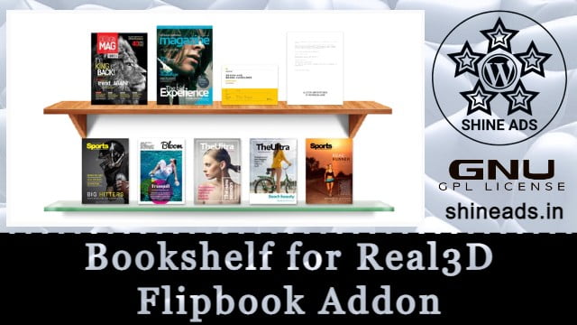 Bookshelf for Real3D Flipbook Addon Free Download v1.3.1