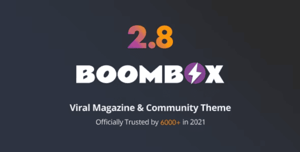 BoomBox WordPress Theme Free Download v2.10.1