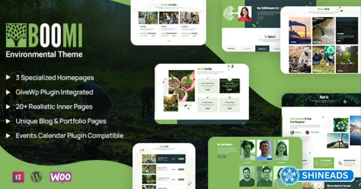 Boomi – Environment & Ecology WordPress Theme  Free Download v1.0.8