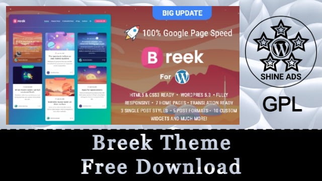 Breek Theme Free Download v4.2.1