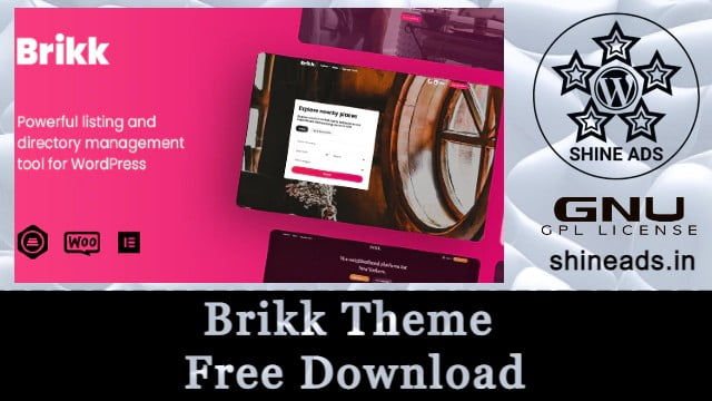 Brikk Theme Free Download v3.1.0