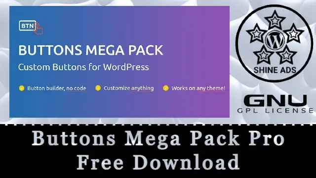 Buttons Mega Pack Pro Plugin Free Download v2.4