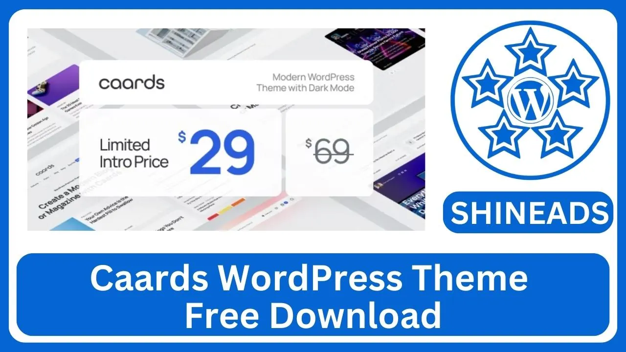 Caards Theme Free Download v1.0.4